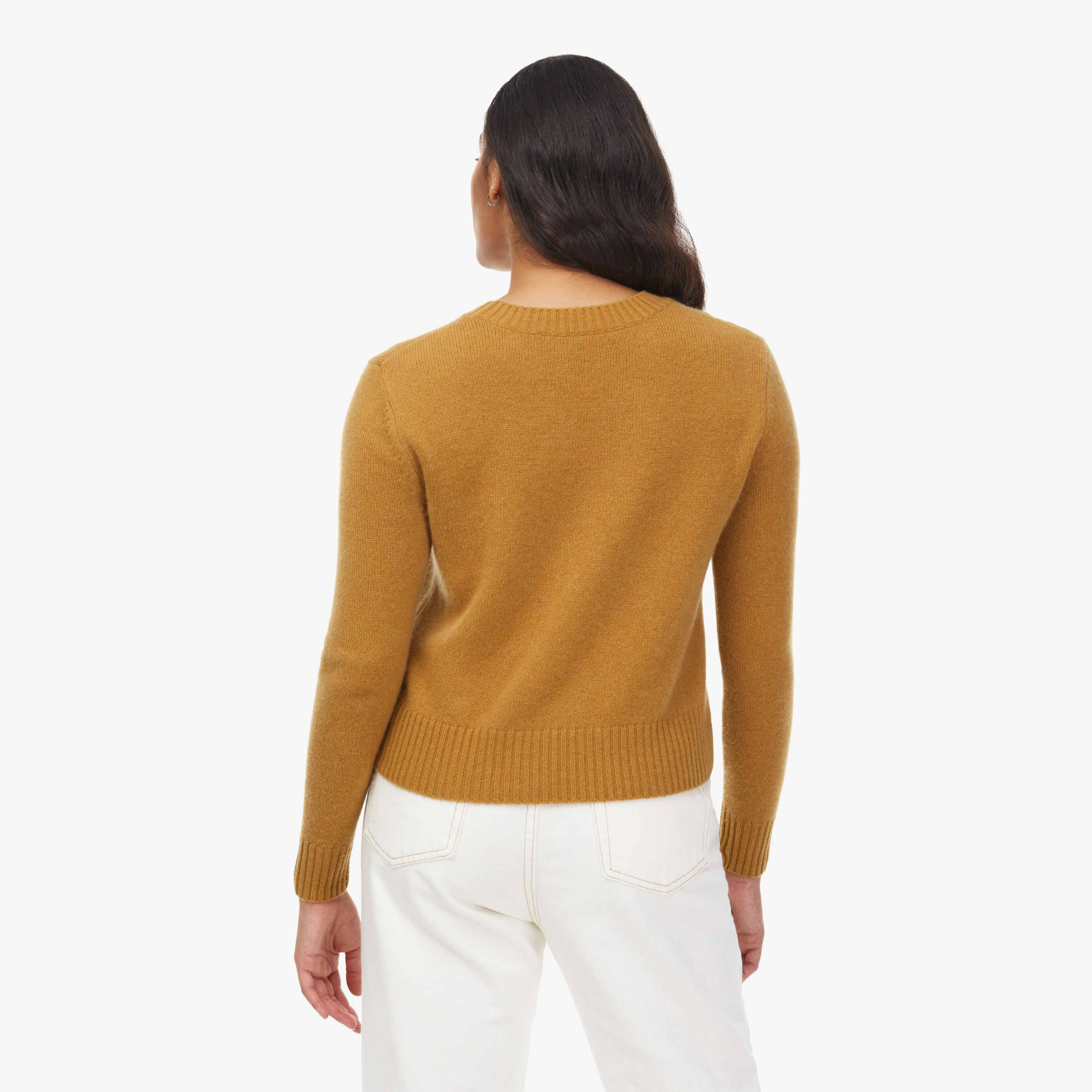 Mila Cashmere Boxy Crop Sweater - Image 4