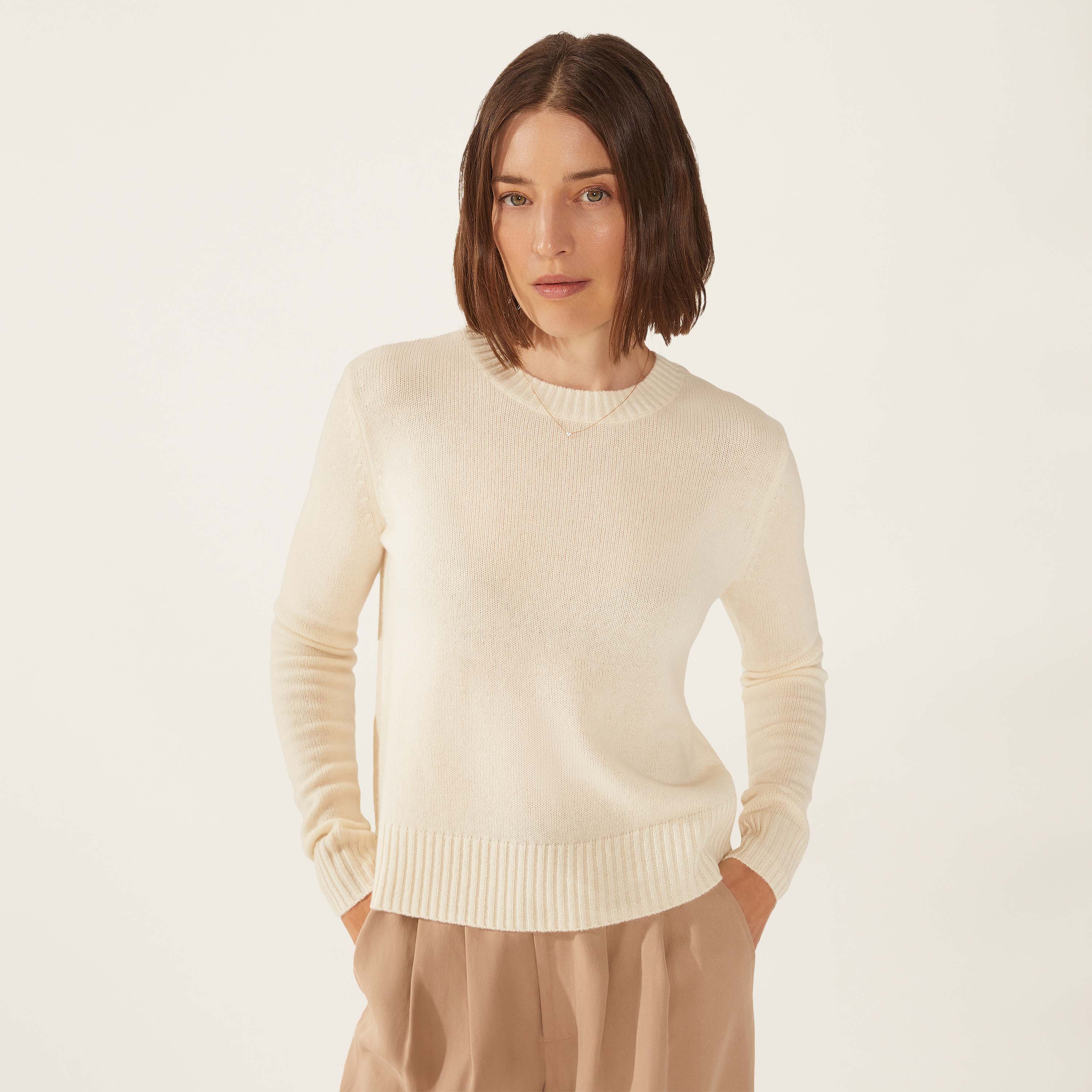 Mila Cashmere Boxy Crop Sweater - Image 51