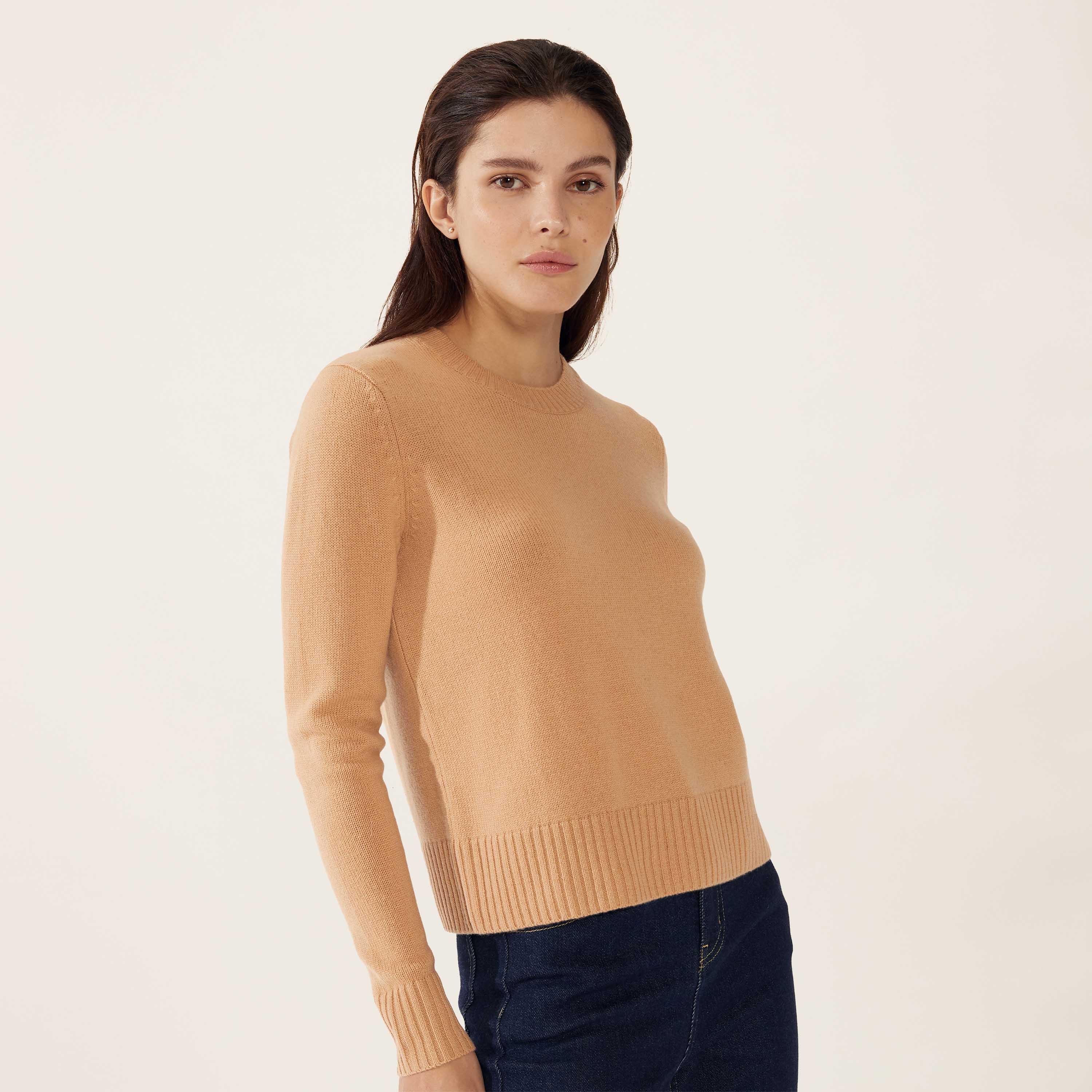 Mila Cashmere Boxy Crop Sweater - Image 54