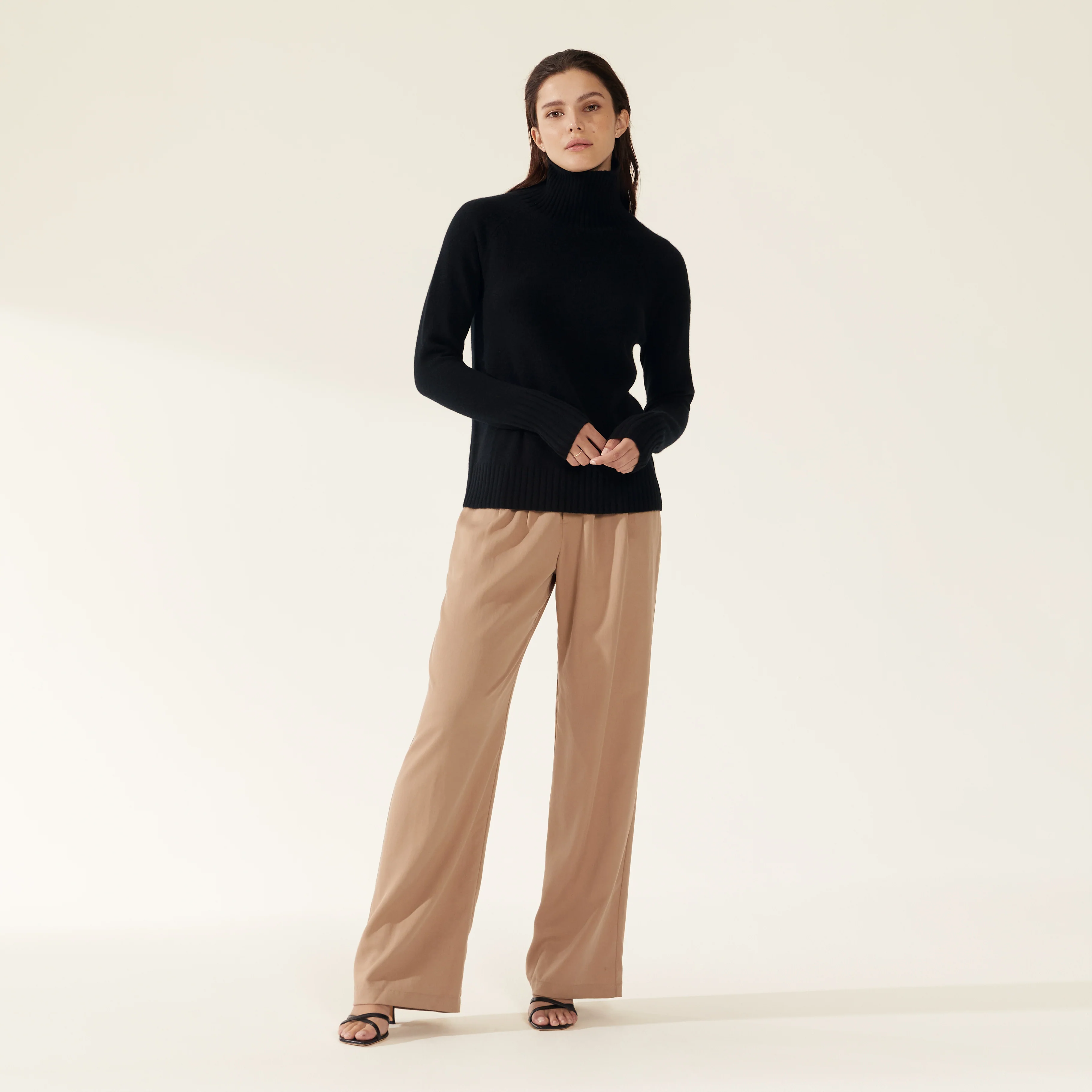 Emma Cashmere Relaxed Turtleneck Sweater - Image 32