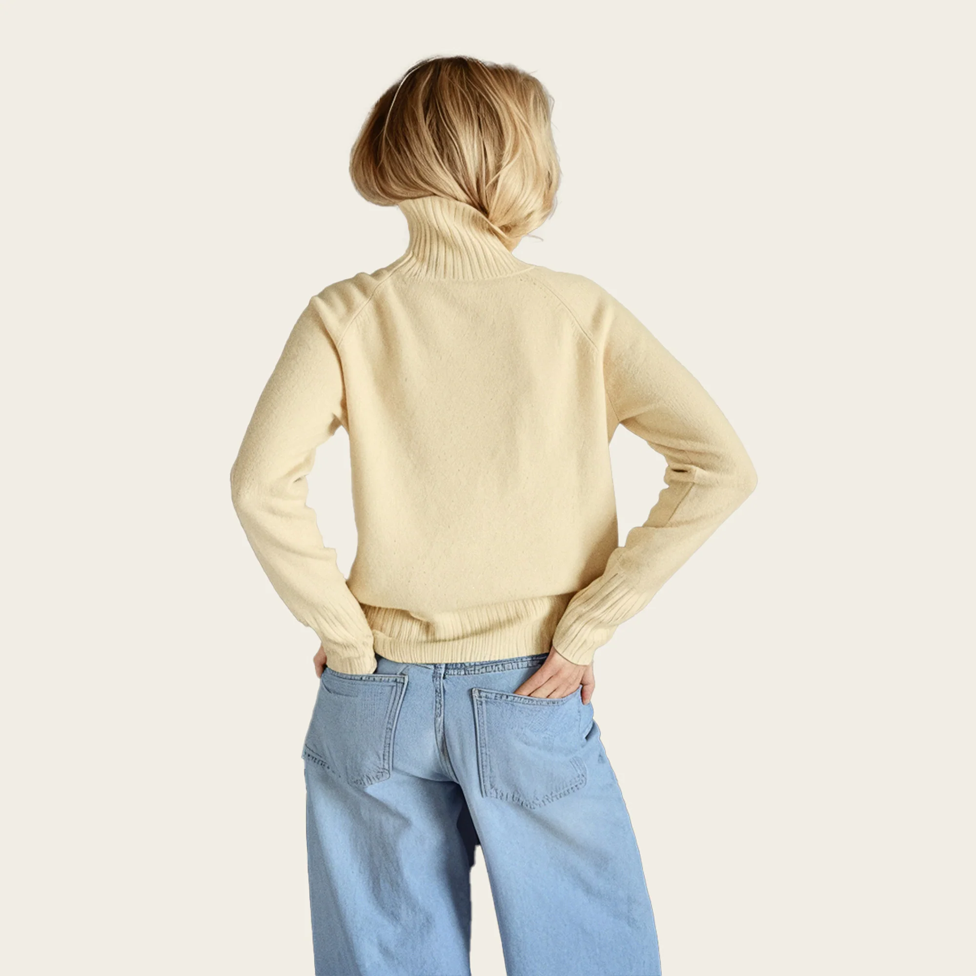 Emma Cashmere Relaxed Turtleneck Sweater - Image 61