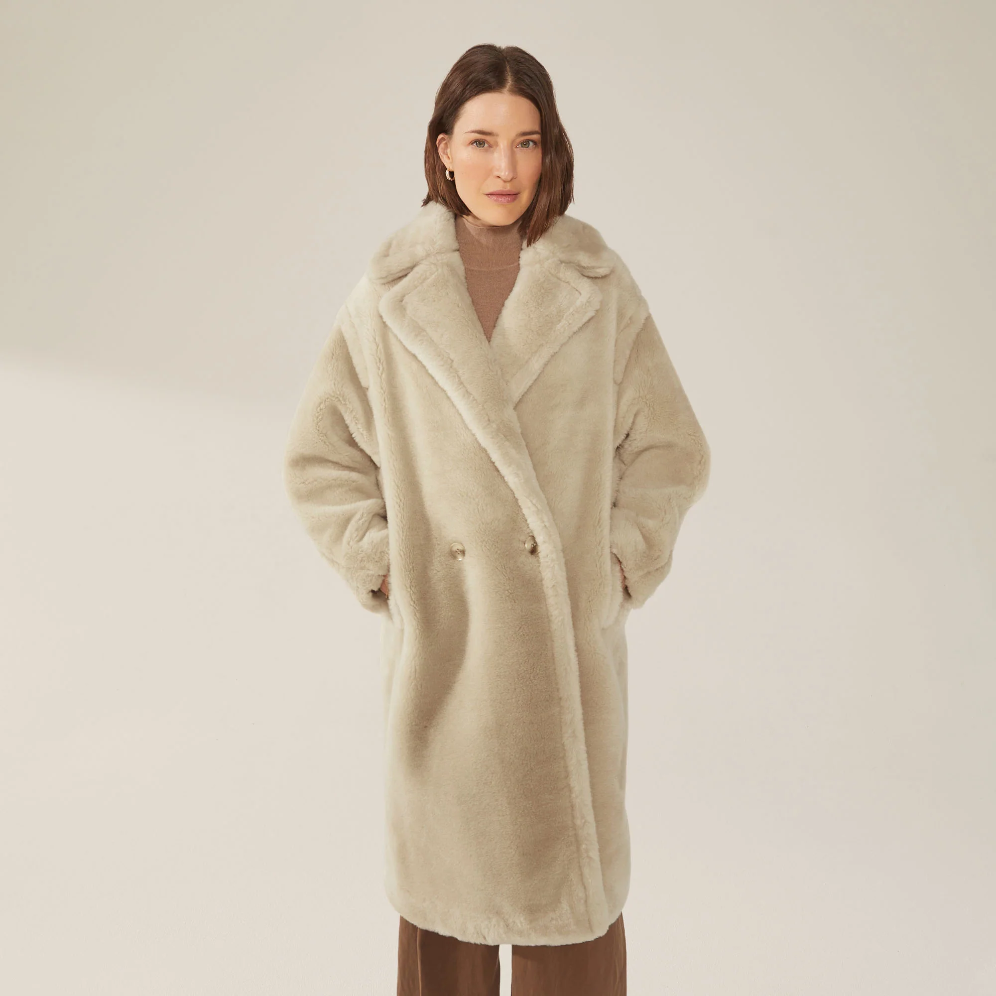 Charlotte Australian Wool Oversized Teddy Coat - Image 19