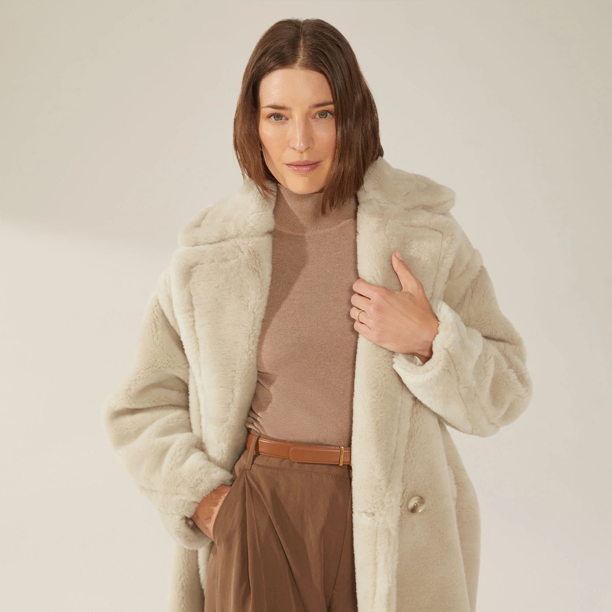Charlotte Australian Wool Oversized Teddy Coat - Image 21
