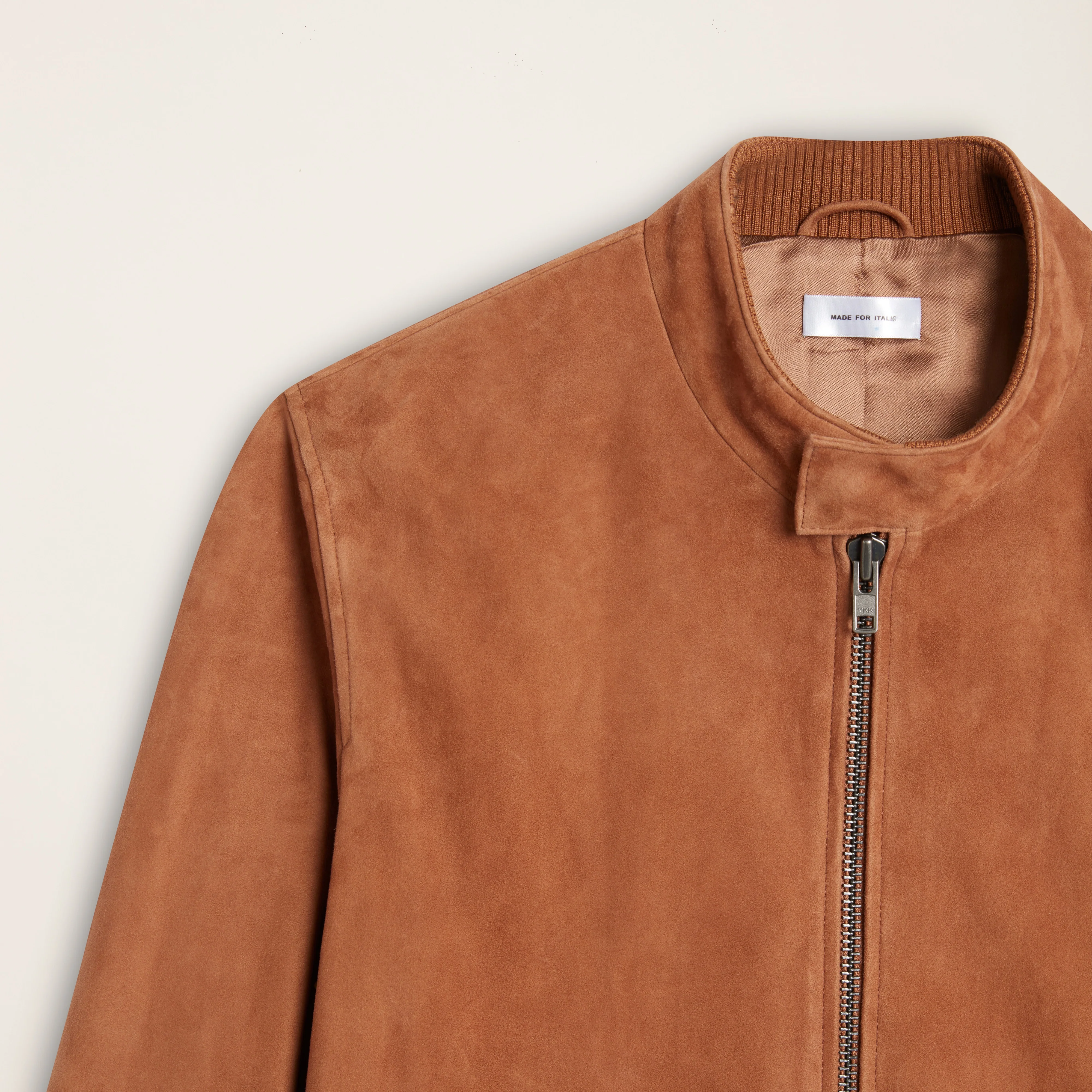 Chase Suede Bomber Jacket - Image 11