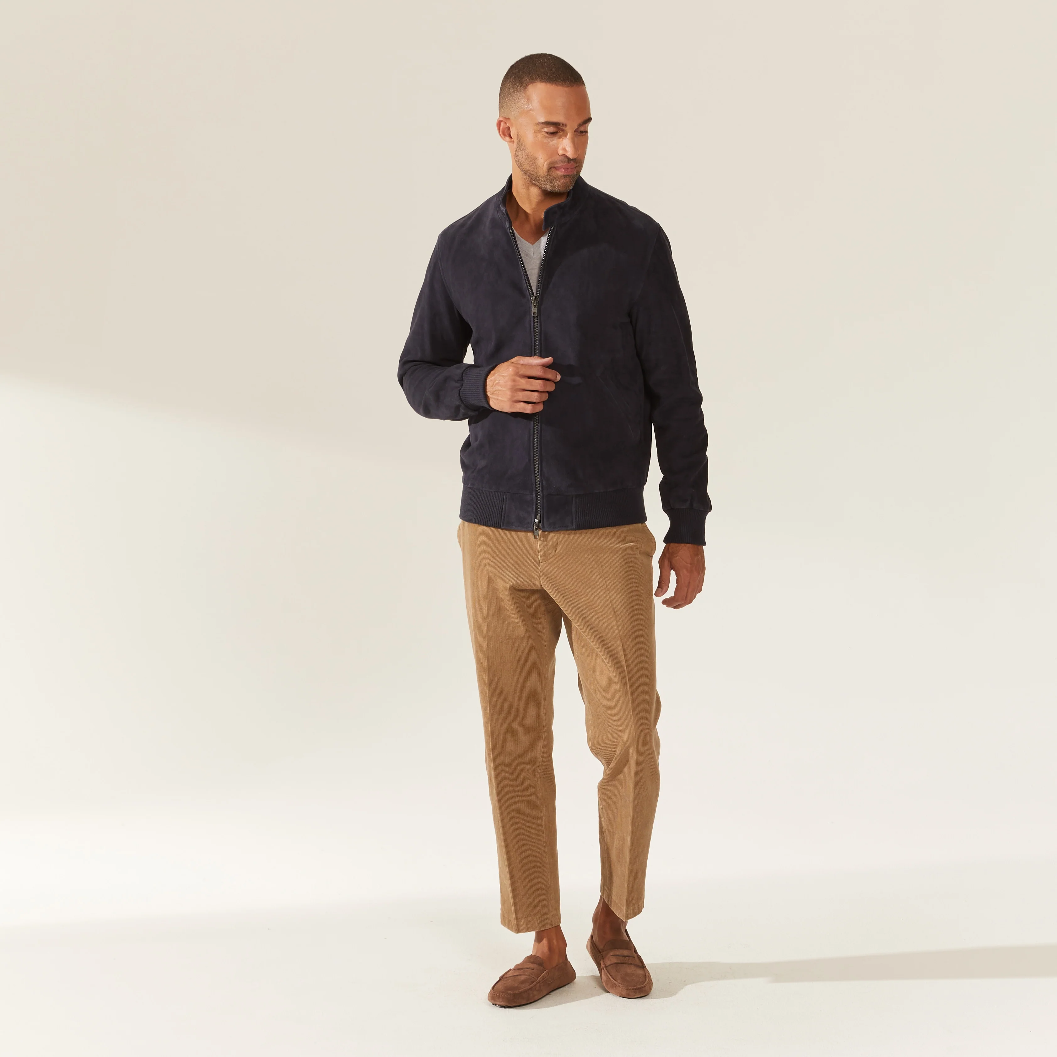 Chase Suede Bomber Jacket - Image 3