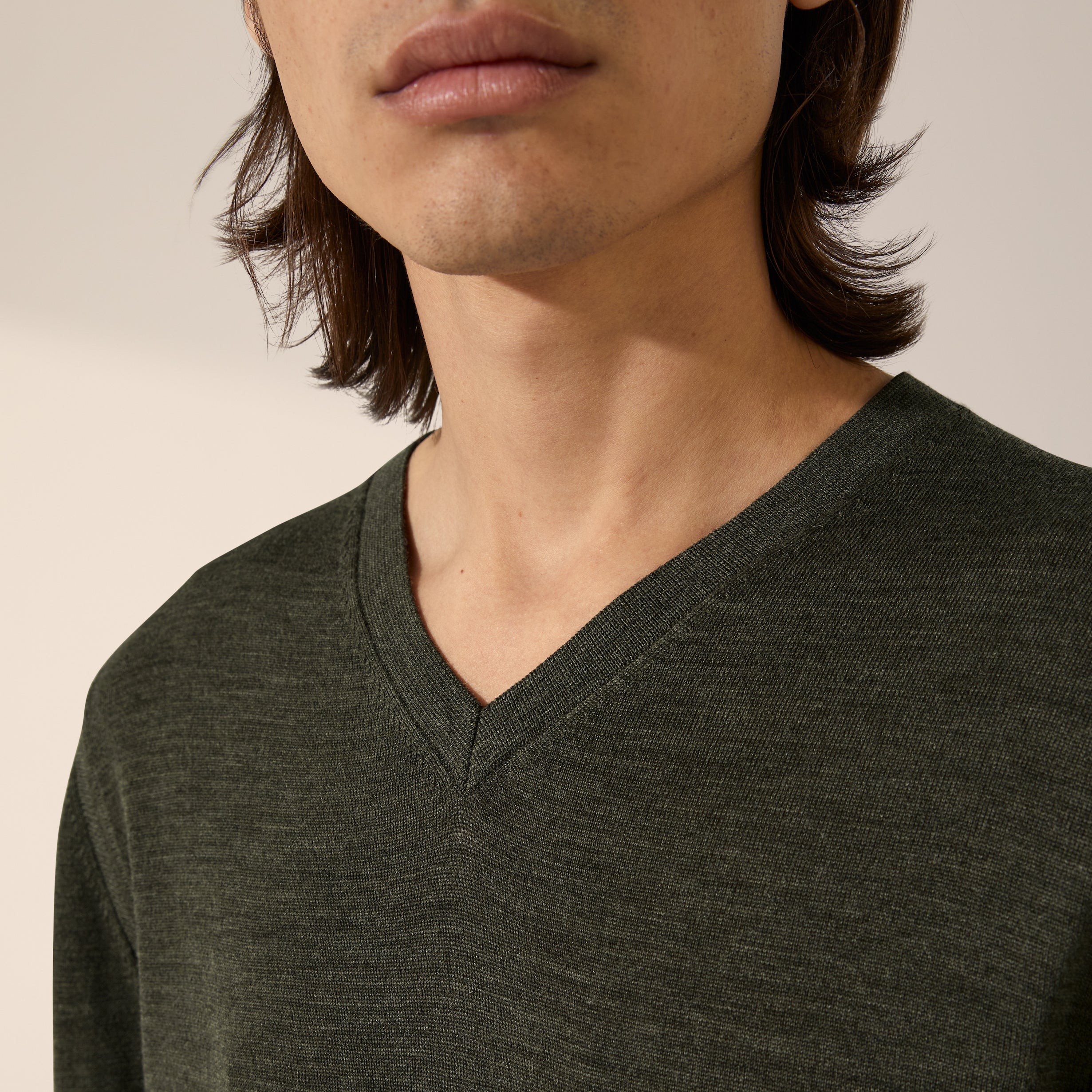 Cole Merino Lightweight V-Neck Sweater - Image 16