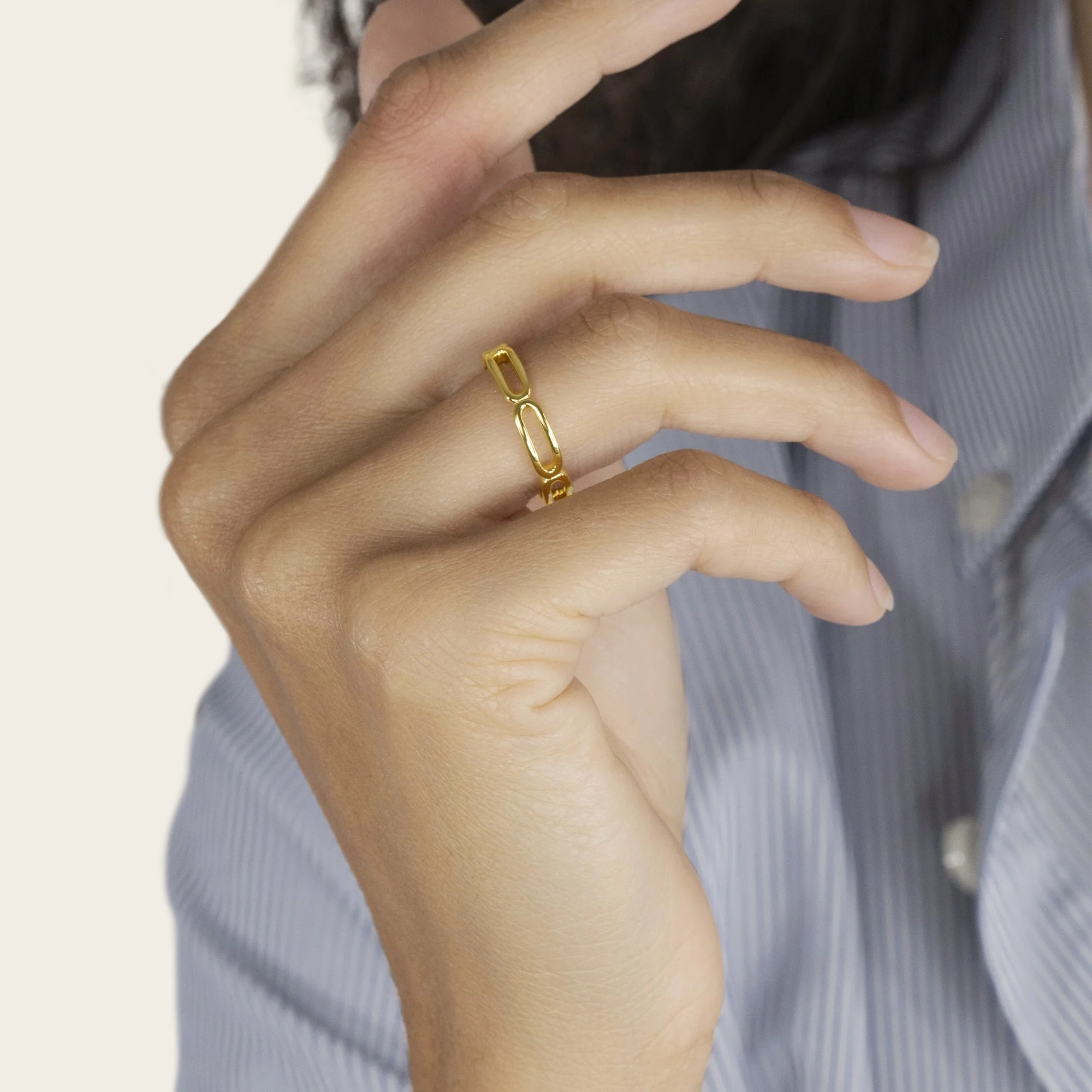 Paperclip Chain Ring - Image 4