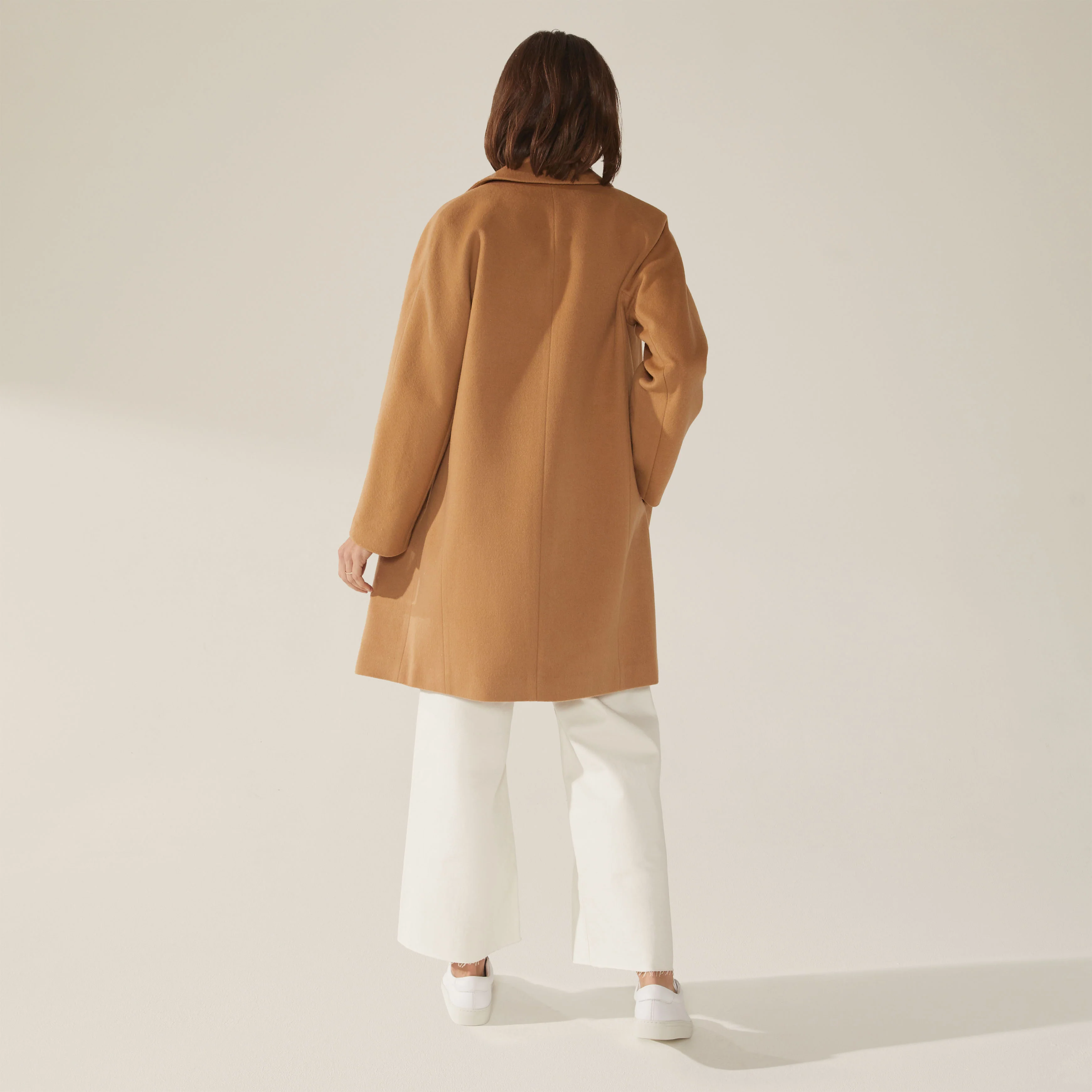 Risa Cashmere-Wool Button Down Coat - Image 3