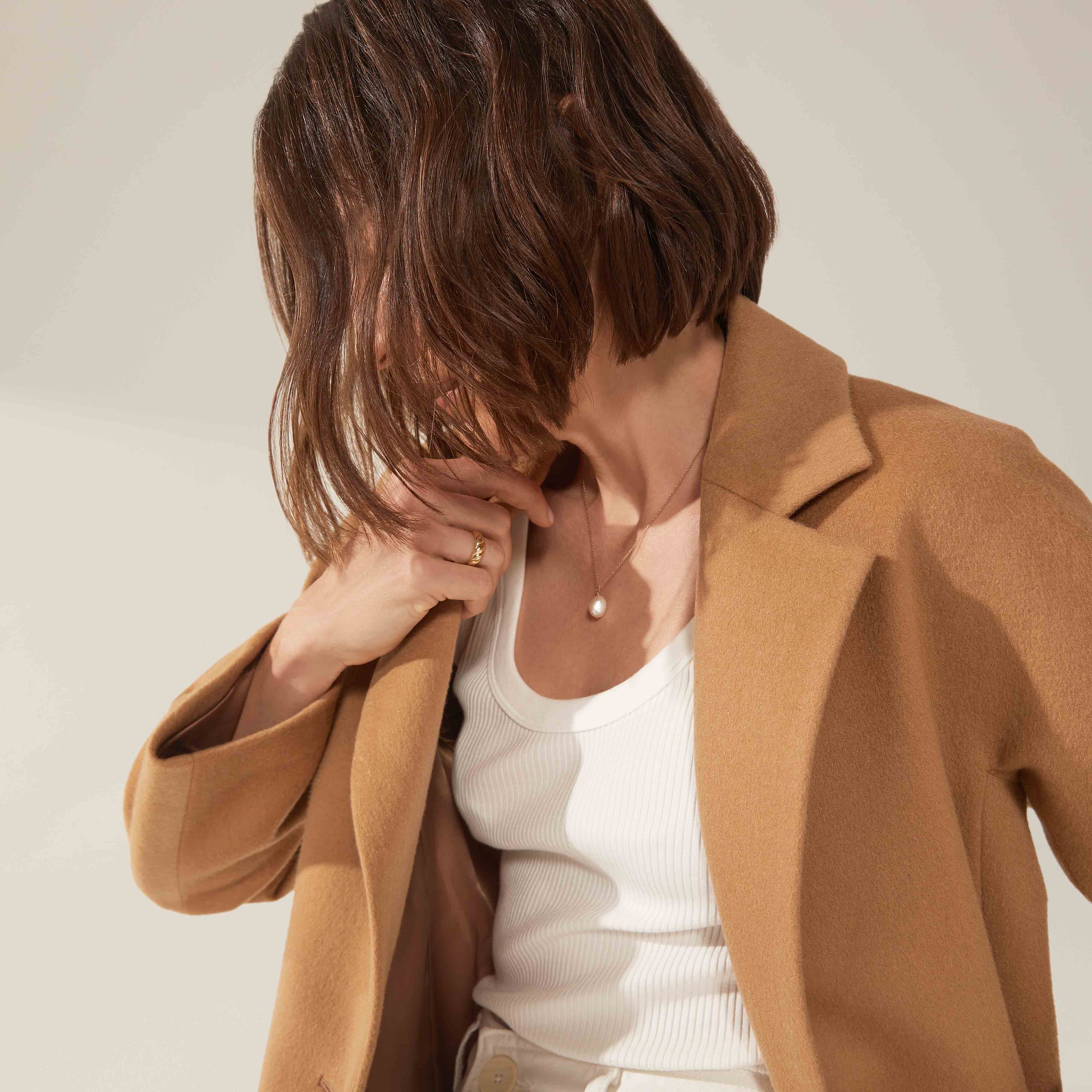 Risa Cashmere-Wool Button Down Coat - Image 7