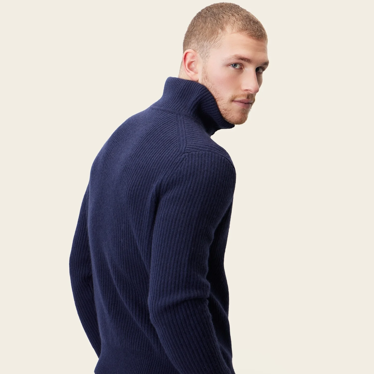 Shane Chunky Cashmere Quarter Zip Pullover - Image 21