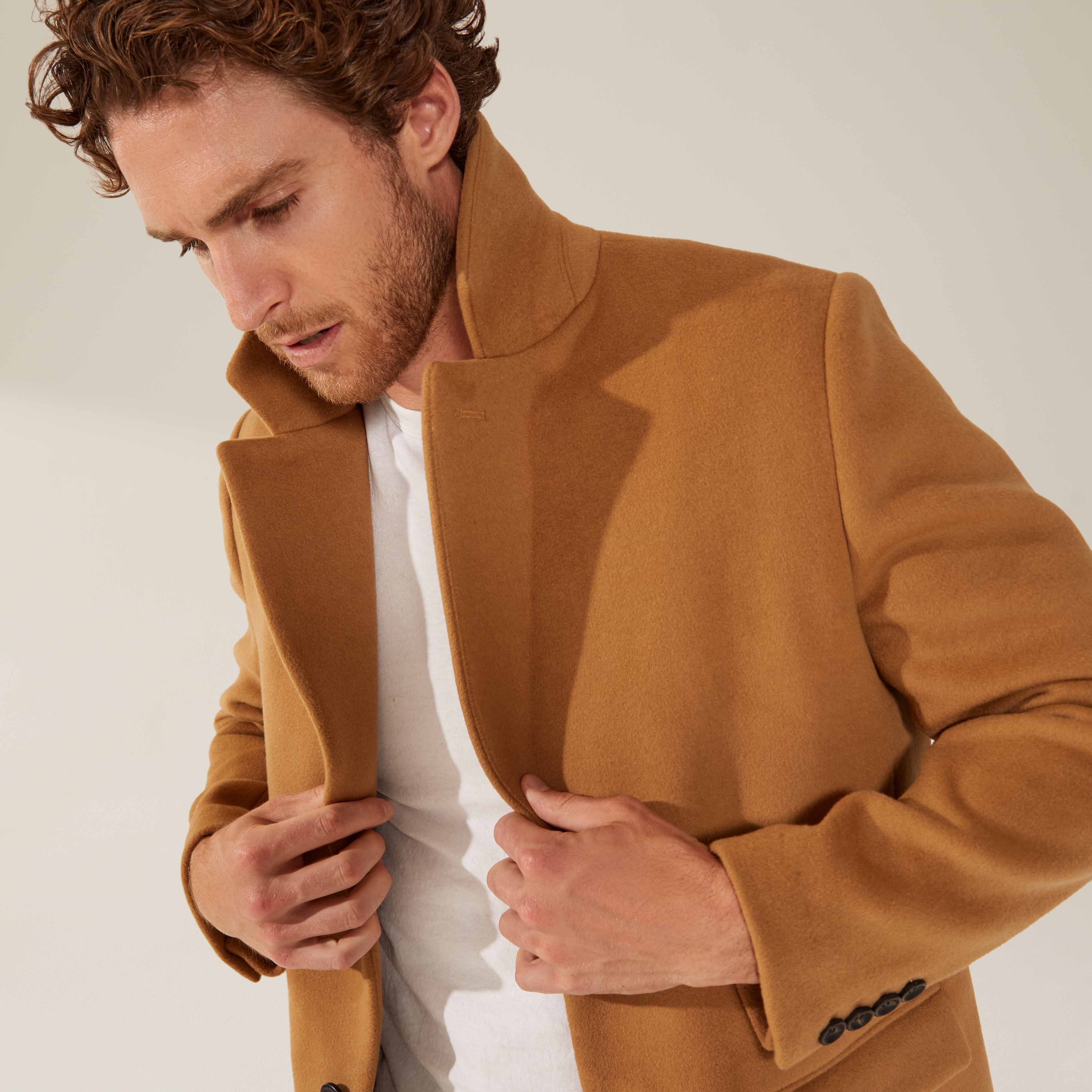 Elias Cashmere-Wool Car Coat - Image 11