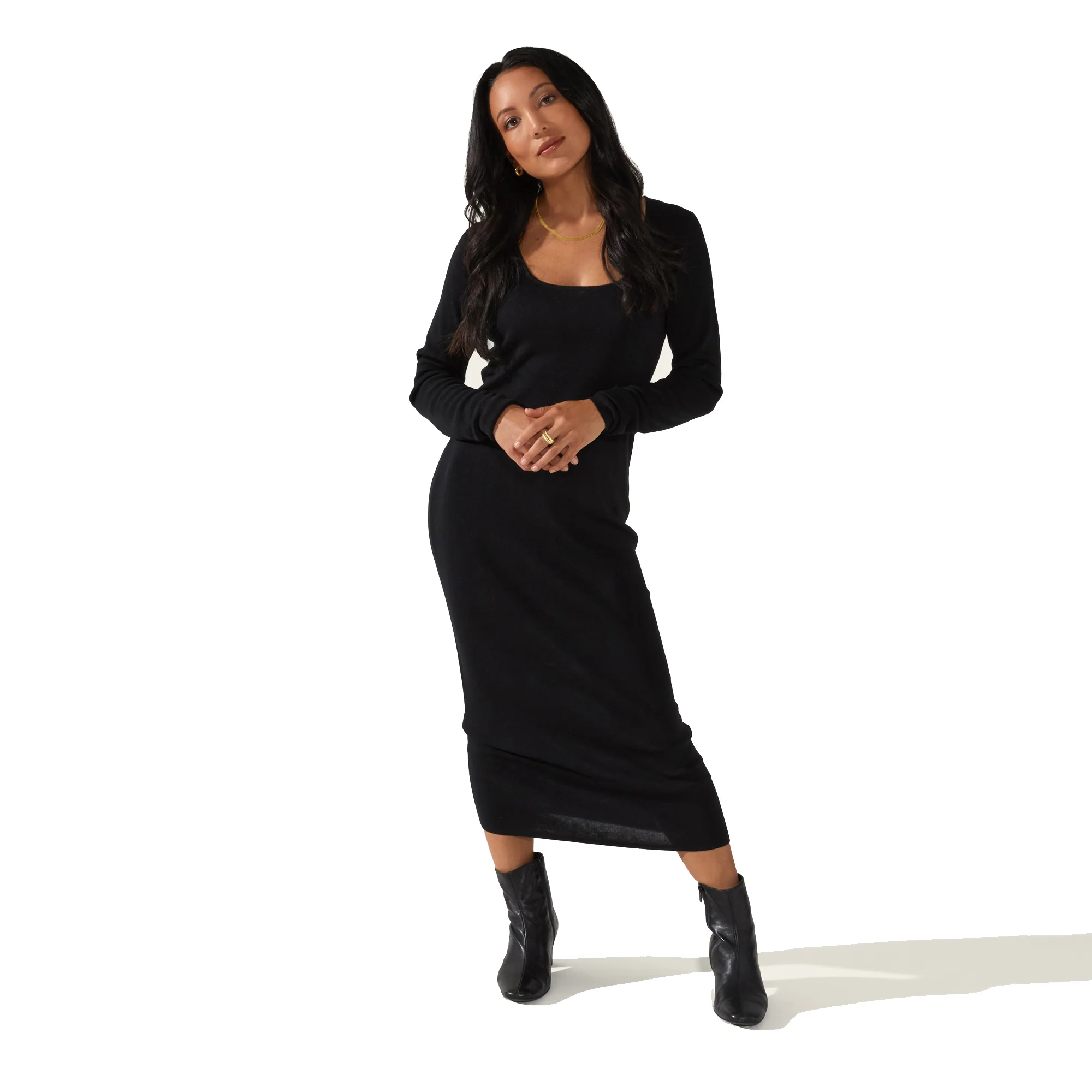 Yvette Featherlight Long Sleeve Dress - Image 7